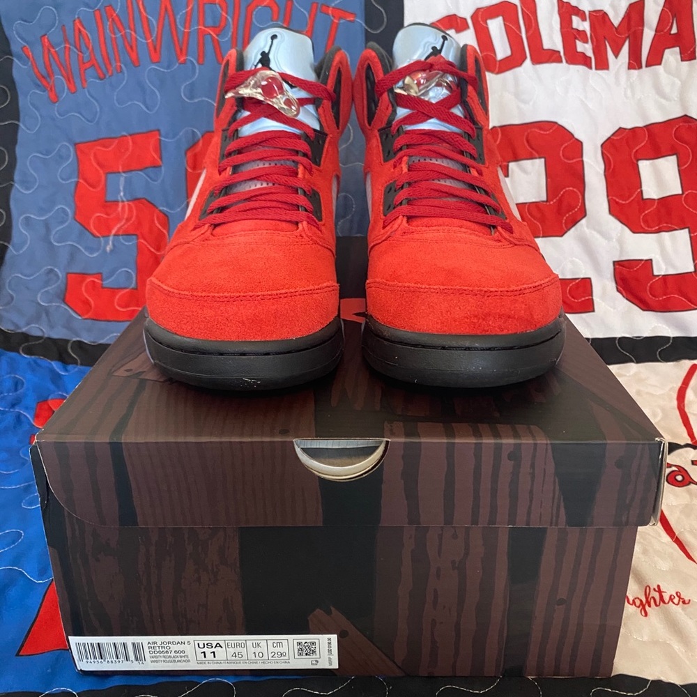 Air Jordan 5 Retro 2021 “Raging Bull” - Picture 8 of 9